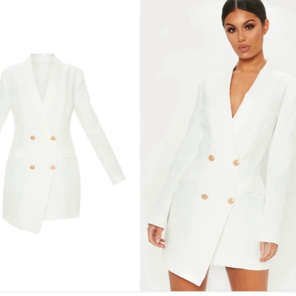 White Blazer Coat